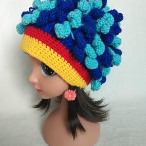 Hand Knitted Kid Cartoon Hats