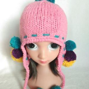 Hand Knitted Kid Cartoon Hats