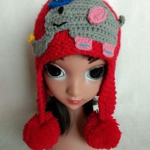 Hand Knitted Kid Cartoon Hats 