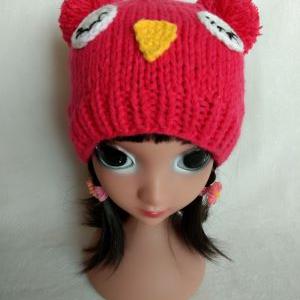 Hand Knitted Kid Cartoon Hats 