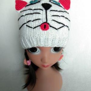 Hand Knitted Kid Cartoon Hats 