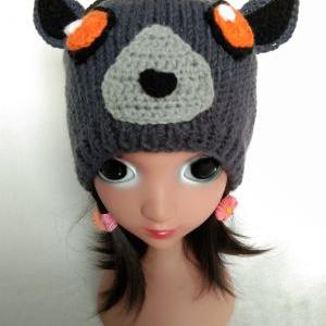 Hand Knitted Kid Cartoon Hats  