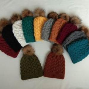 Hand knitting Hats