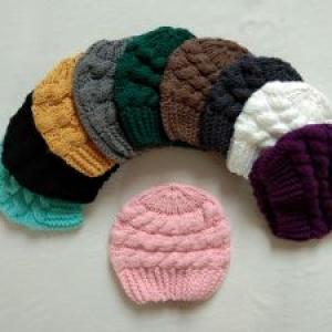 Hand Knitted Kid Cartoon Hats  